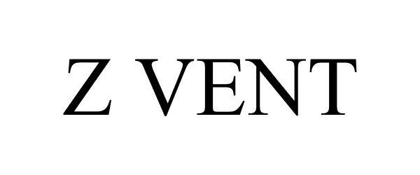 Trademark Logo Z VENT