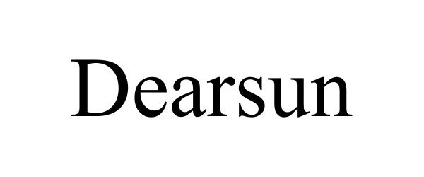 Trademark Logo DEARSUN