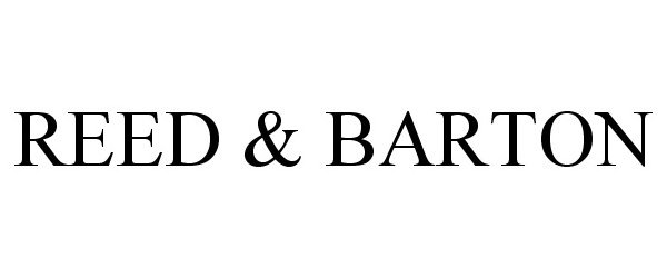 Trademark Logo REED & BARTON