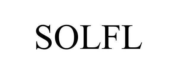 Trademark Logo SOLFL