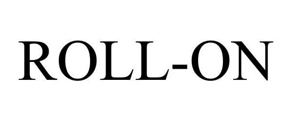 Trademark Logo ROLL-ON