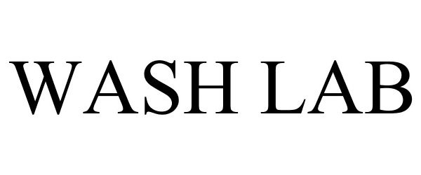 Trademark Logo WASH LAB