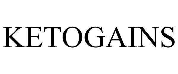 Trademark Logo KETOGAINS