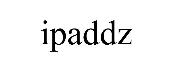 Trademark Logo IPADDZ