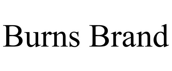 Trademark Logo BURNS BRAND