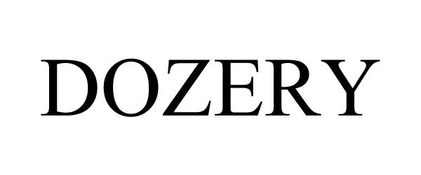 Trademark Logo DOZERY