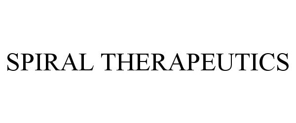  SPIRAL THERAPEUTICS