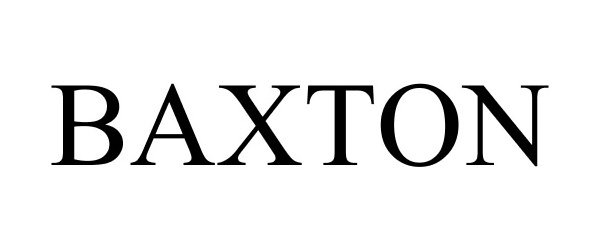 Trademark Logo BAXTON