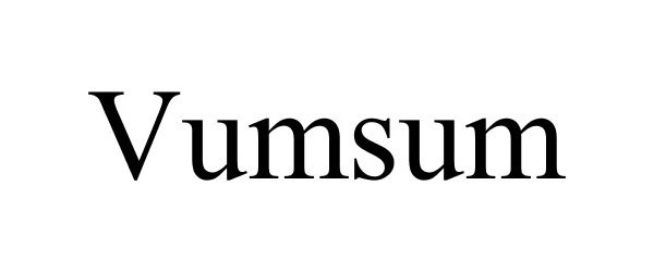 Trademark Logo VUMSUM