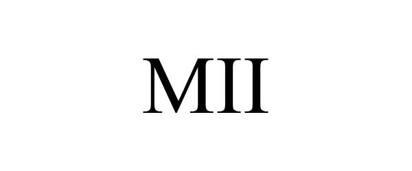 Trademark Logo MII