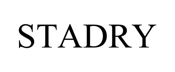 Trademark Logo STADRY