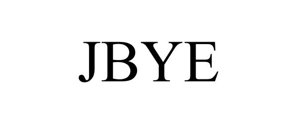 Trademark Logo JBYE