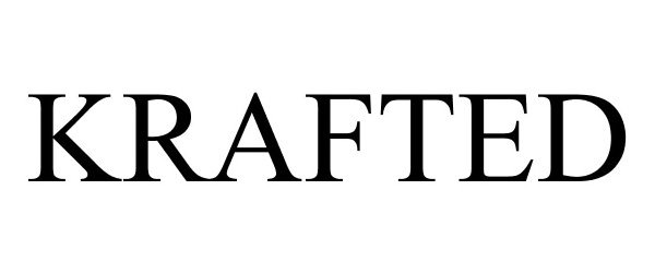 Trademark Logo KRAFTED