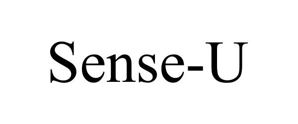 Trademark Logo SENSE-U