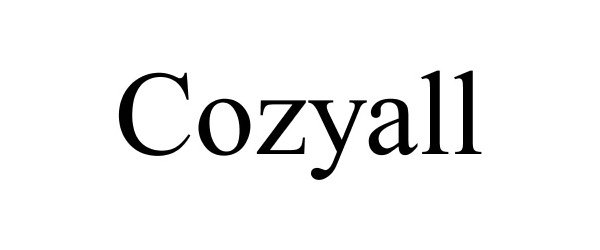 Trademark Logo COZYALL