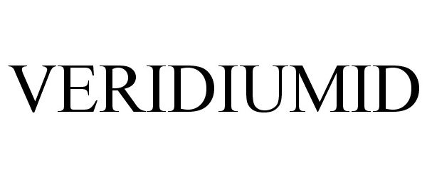 Trademark Logo VERIDIUMID