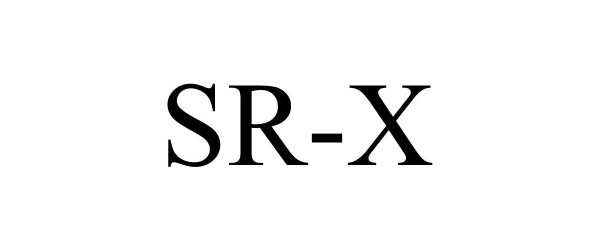 Trademark Logo SR-X