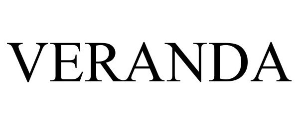 Trademark Logo VERANDA