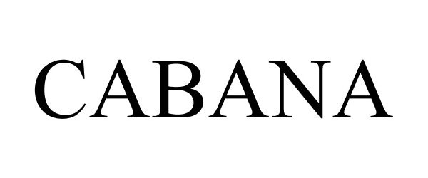 Trademark Logo CABANA