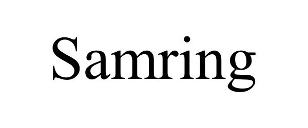 Trademark Logo SAMRING