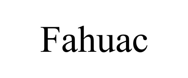 Trademark Logo FAHUAC