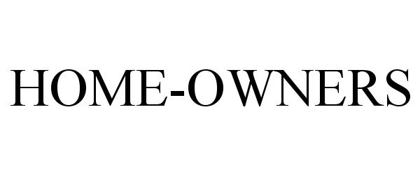 Trademark Logo HOME-OWNERS