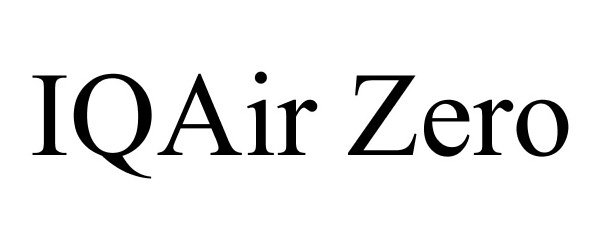 Trademark Logo IQAIR ZERO