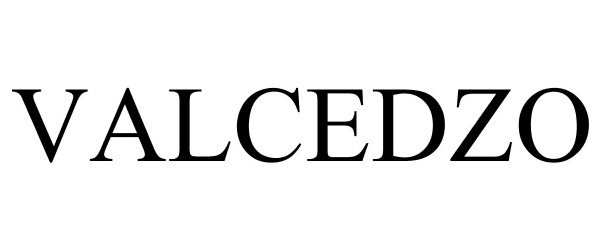 Trademark Logo VALCEDZO
