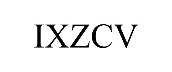 Trademark Logo IXZCV