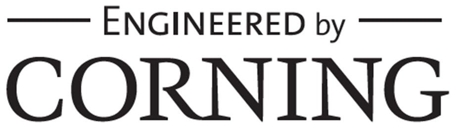 Trademark Logo ENGINEERED BY CORNING