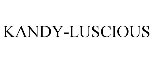 Trademark Logo KANDY-LUSCIOUS