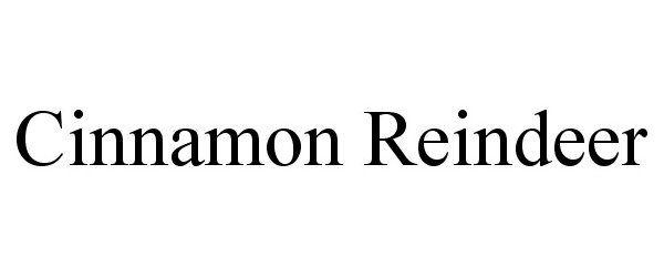 Trademark Logo CINNAMON REINDEER