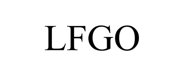 Trademark Logo LFGO