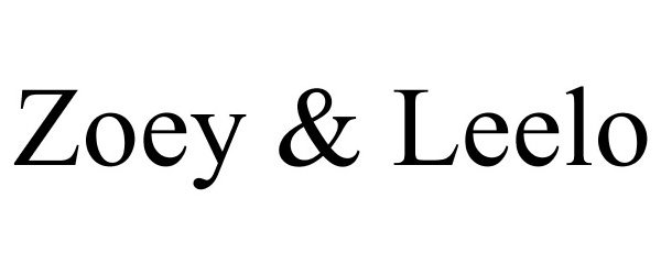 Trademark Logo ZOEY & LEELO