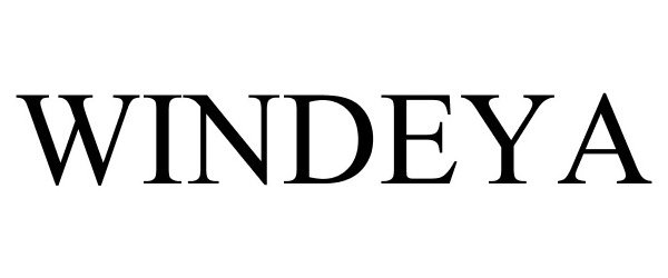 Trademark Logo WINDEYA