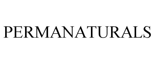 Trademark Logo PERMANATURALS