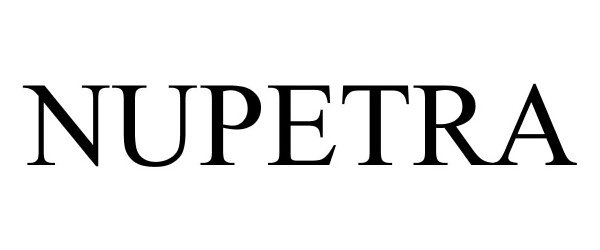 Trademark Logo NUPETRA