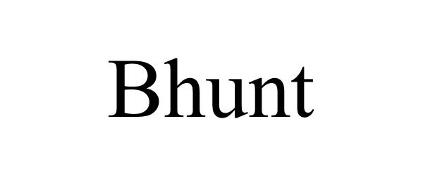 Trademark Logo BHUNT