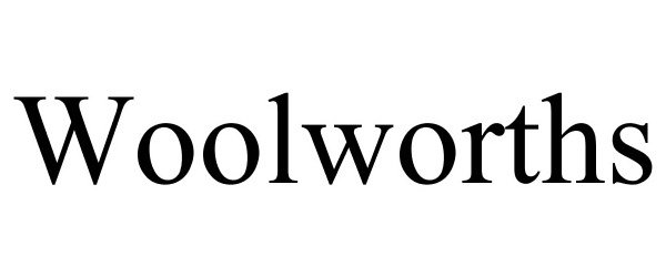 Trademark Logo WOOLWORTHS
