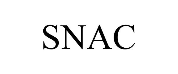 Trademark Logo SNAC