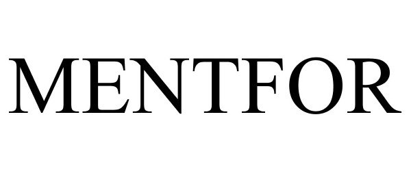 Trademark Logo MENTFOR