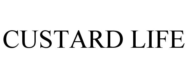 Trademark Logo CUSTARD LIFE
