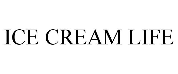 Trademark Logo ICE CREAM LIFE