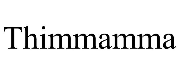 Trademark Logo THIMMAMMA