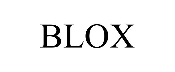 Trademark Logo BLOX