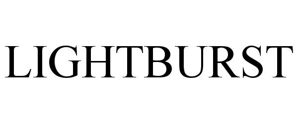 Trademark Logo LIGHTBURST