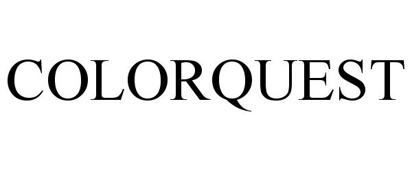 Trademark Logo COLORQUEST