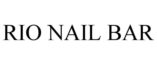 Trademark Logo RIO NAIL BAR