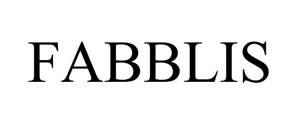 Trademark Logo FABBLIS