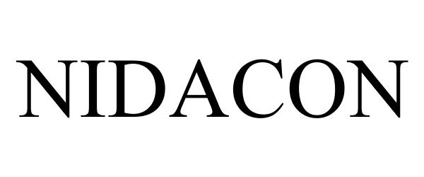 Trademark Logo NIDACON